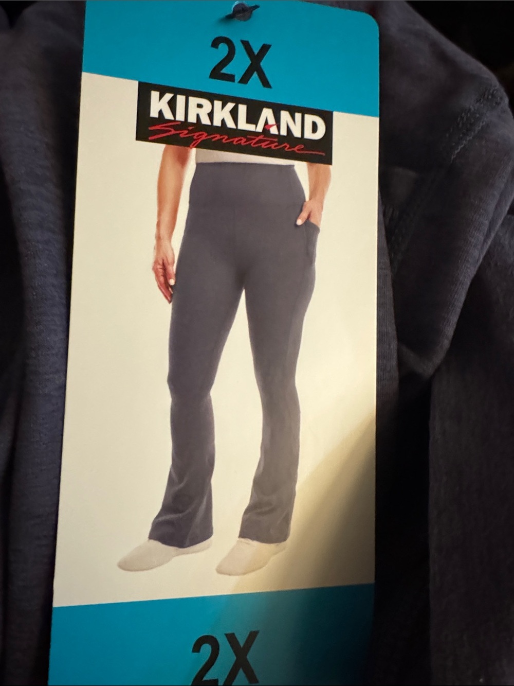 Kirkland Signature Charcoal Gray Knit Pull-On Sweatpants 2X
